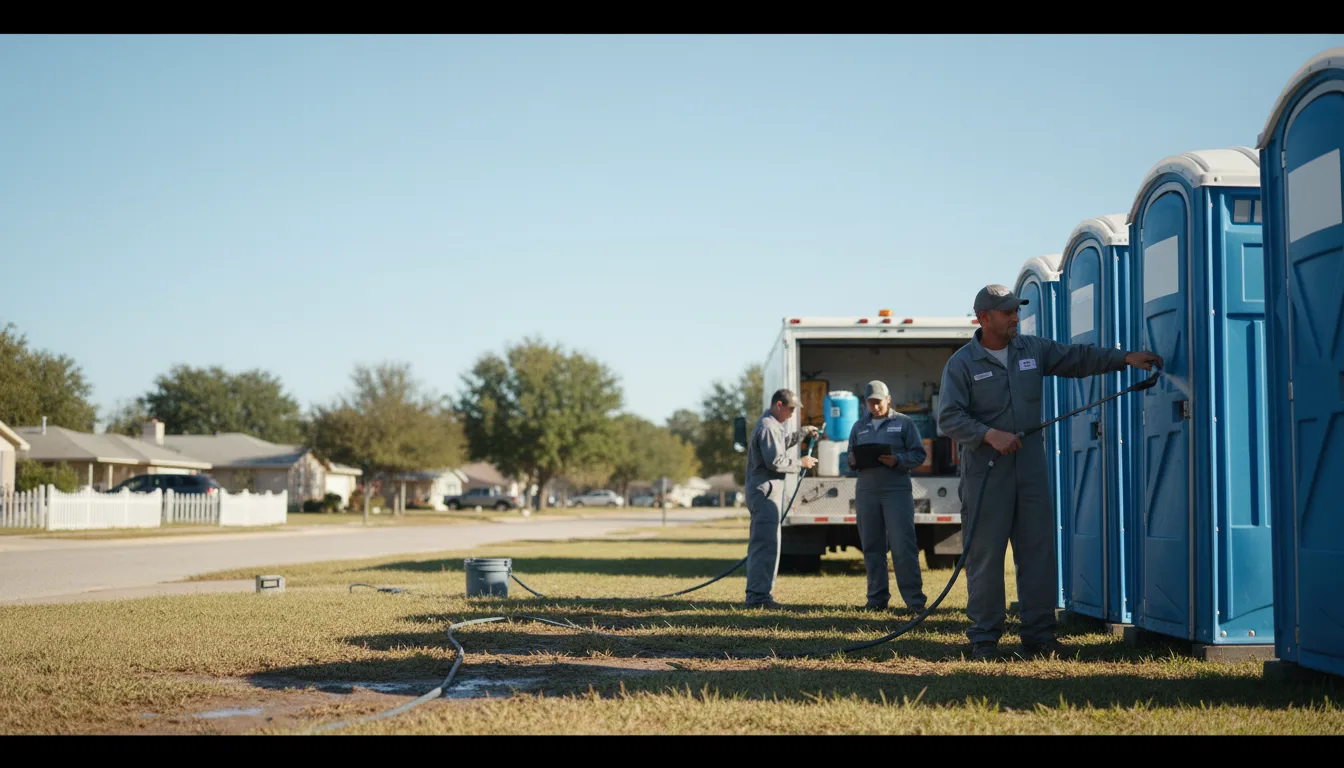 Long-Term Portable Toilet Rental in New Caney, TX near me